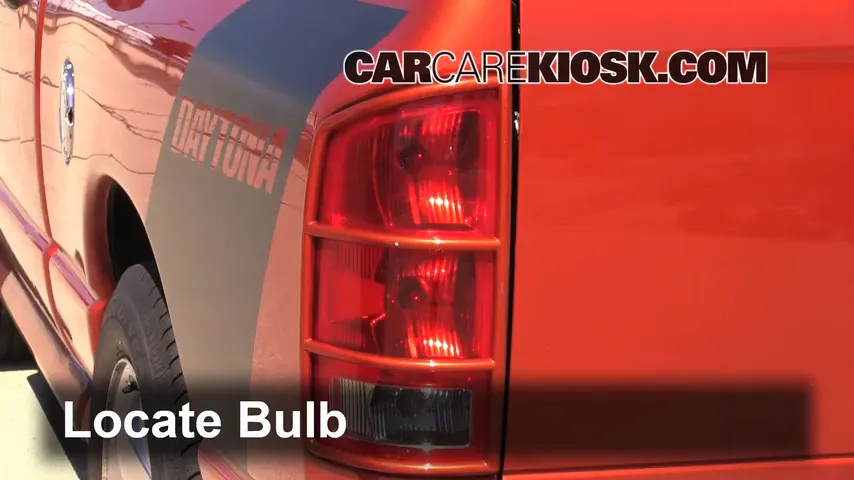 2005 Dodge Ram 1500 SLT 5.7L V8 Standard Cab Pickup (2 Door) Lights Turn Signal - Rear (replace bulb)